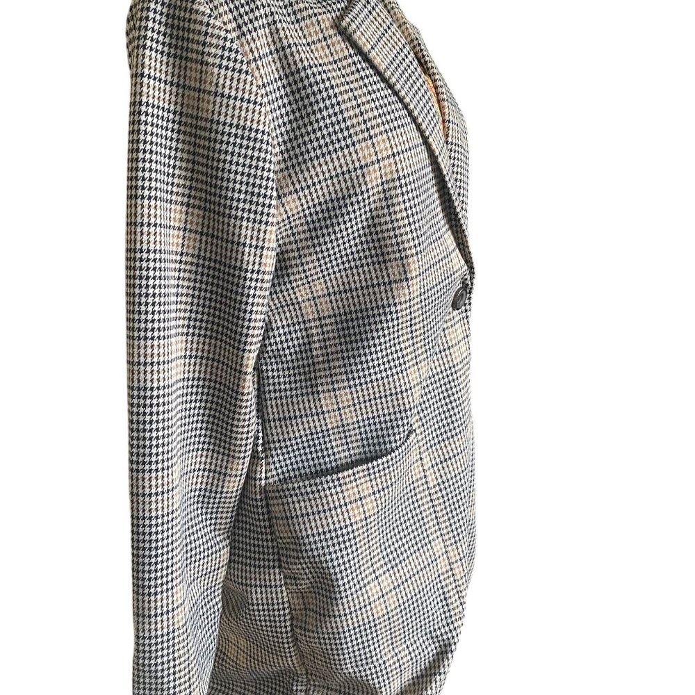 Philosophy Houndstooth Pattern Style Jacket - image 4